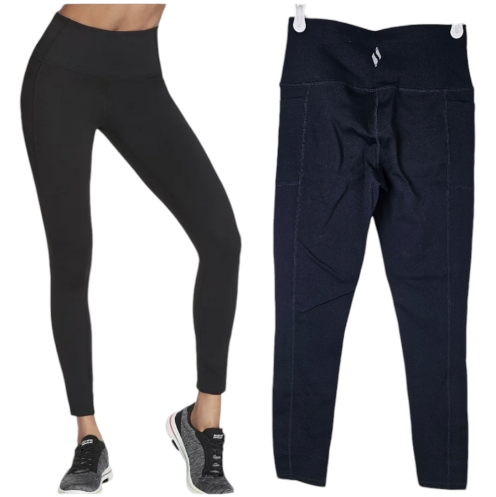 NWT Skechers GOFLEX GOwalk High Waist Leggings Black Performance Stretch Size S